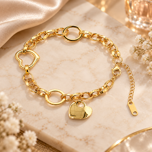 Celestia Heart Link Bracelet (51888)
