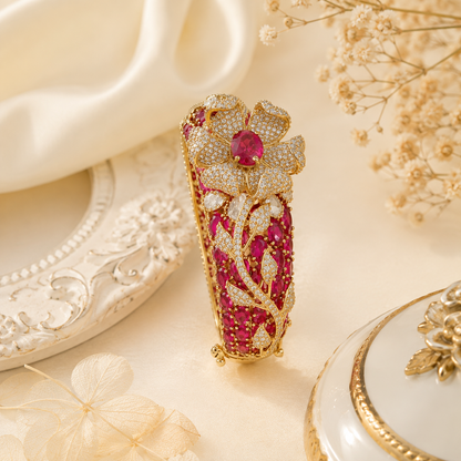 Regal Petals Ruby Bracelet (56198)