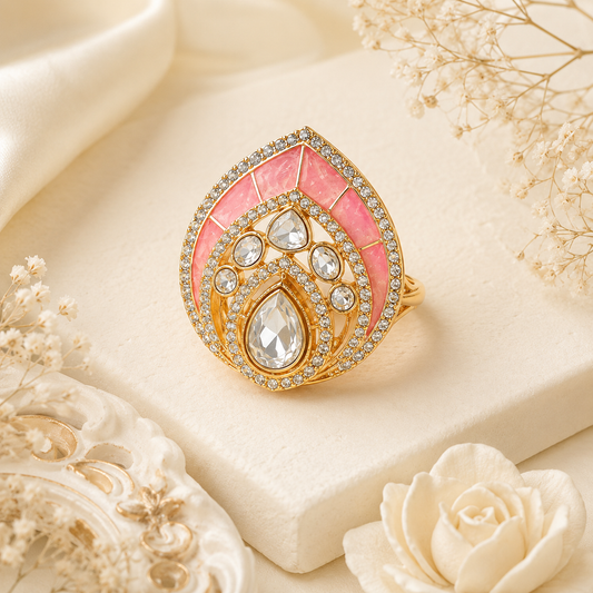 Blush Royale Cocktail Ring (56119)