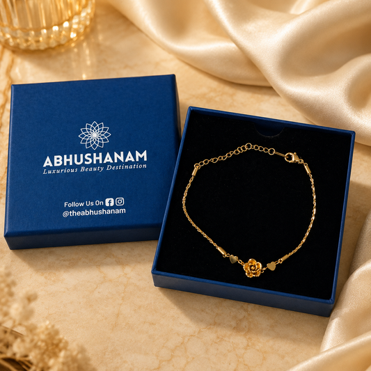 Golden Rose Whisper Bracelet