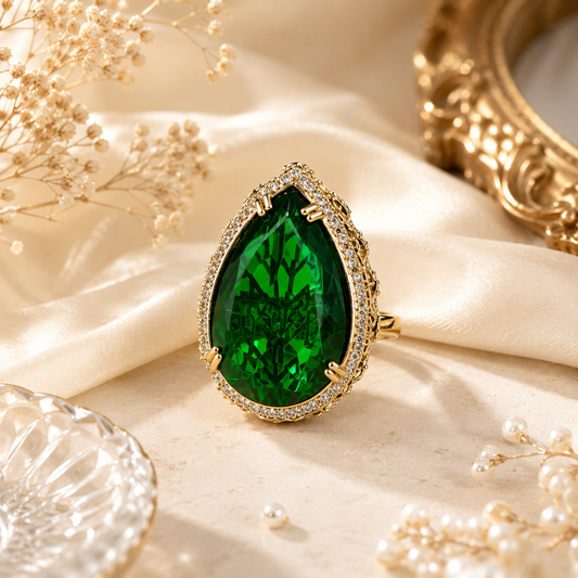Emerald Royale Cocktail Ring (56210)
