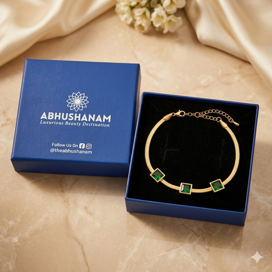 The Emerald Ribbon Bracelet