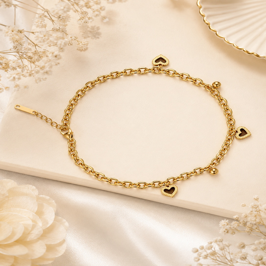 Ivory Heart Glow Bracelet (56718)