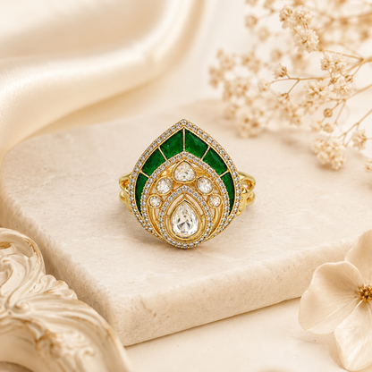 Emerald Royale Cocktail Ring (56118)