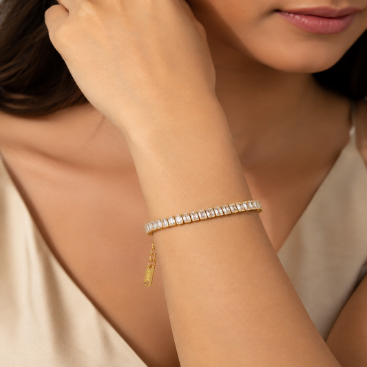 Lumière Gold Crystal Bracelet (52192)