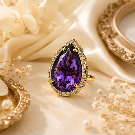 Royal Amethyst Cocktail Ring (56213)