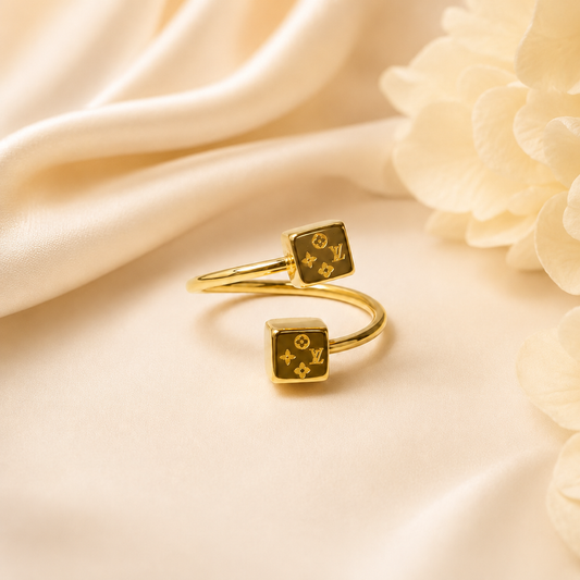 Duo Cube Ring