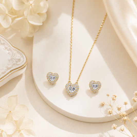 Eternal Heart Pendant Set (56536)