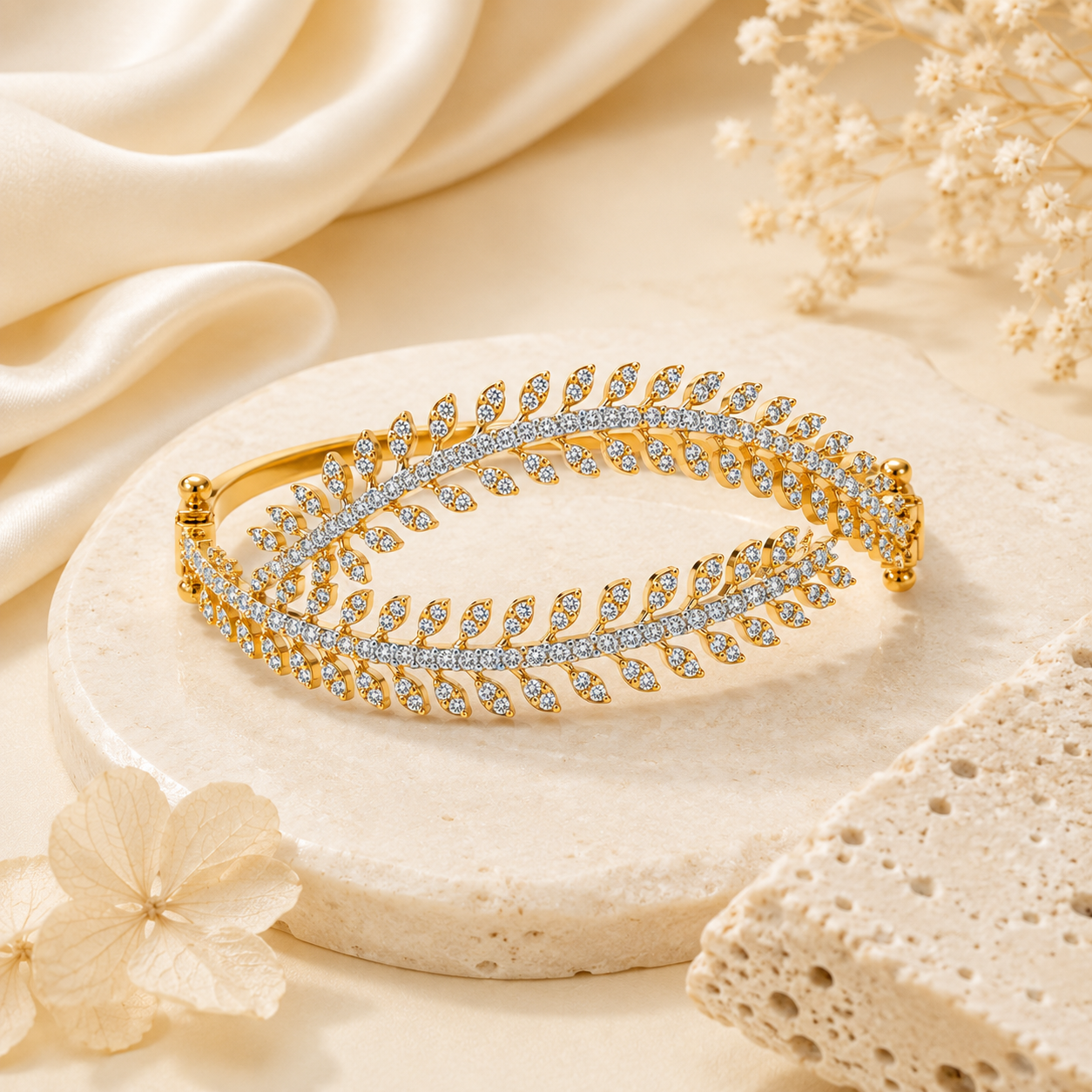Golden Feather Grace Bracelet (54713)
