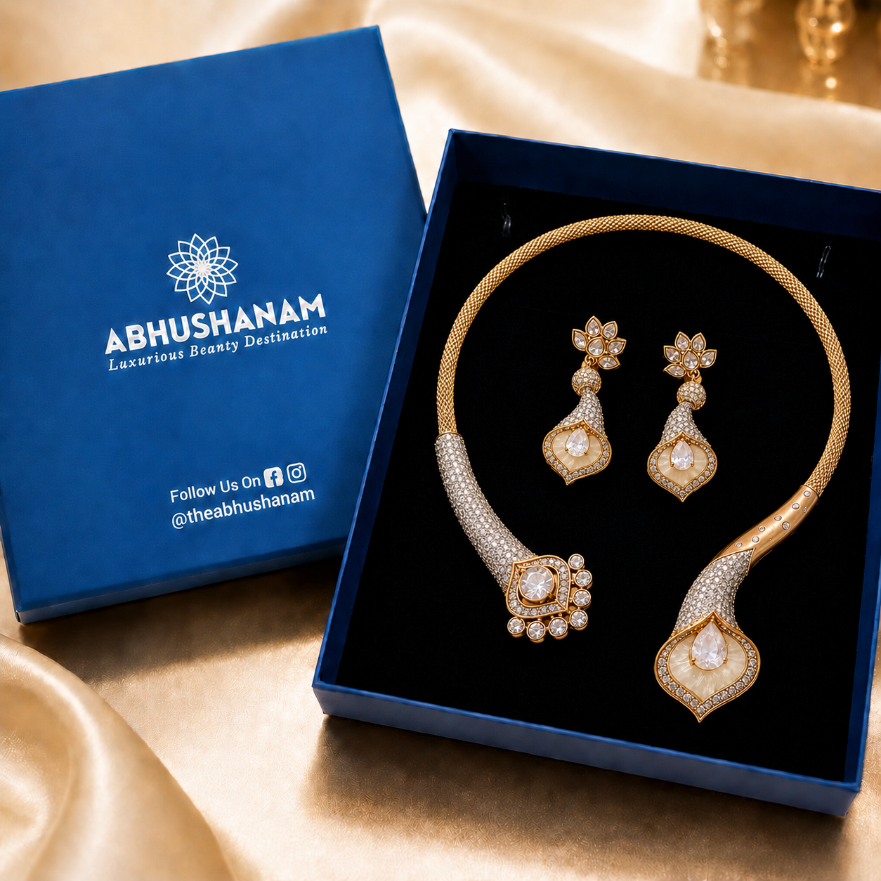Celestial Petal Necklace Set