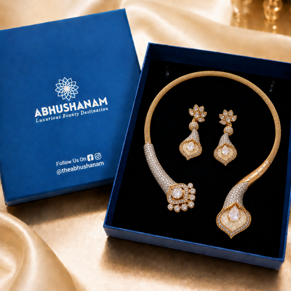 Celestial Petal Necklace Set