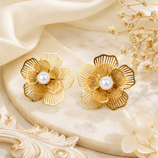 Pearl Bloom Flora Earrings (52400)