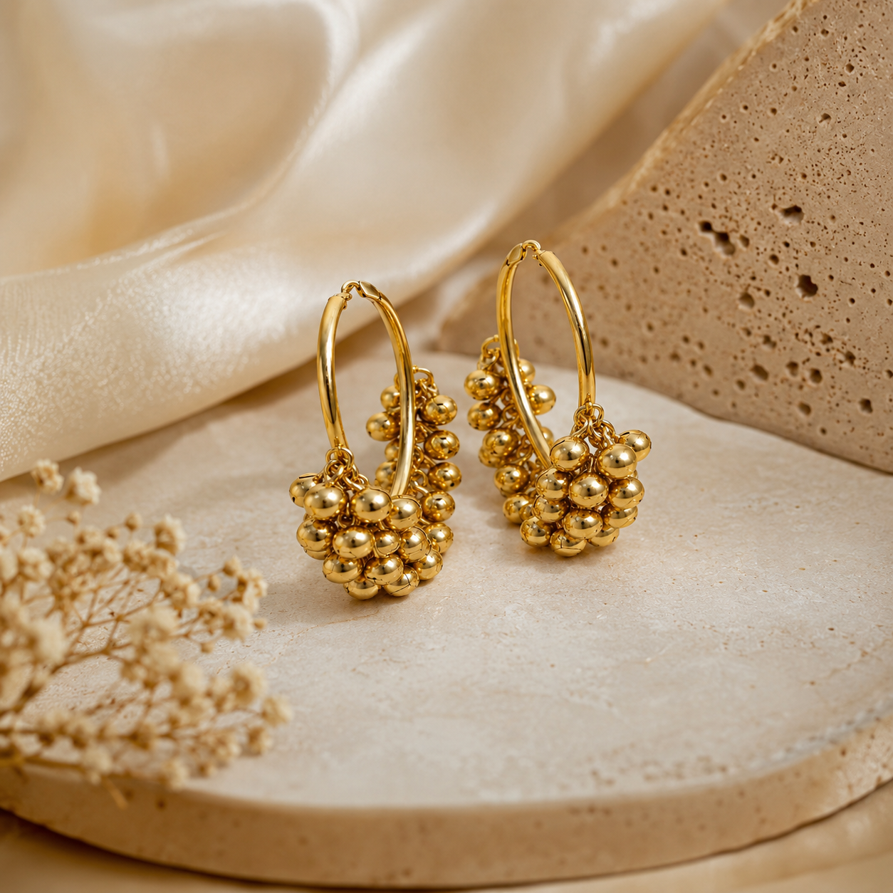 Ghunghroo Halo Hoop Earrings (53452)