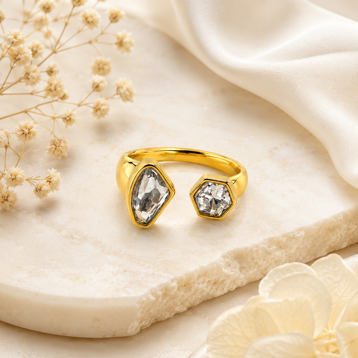Eclipse Duo Crystal Ring (55864)