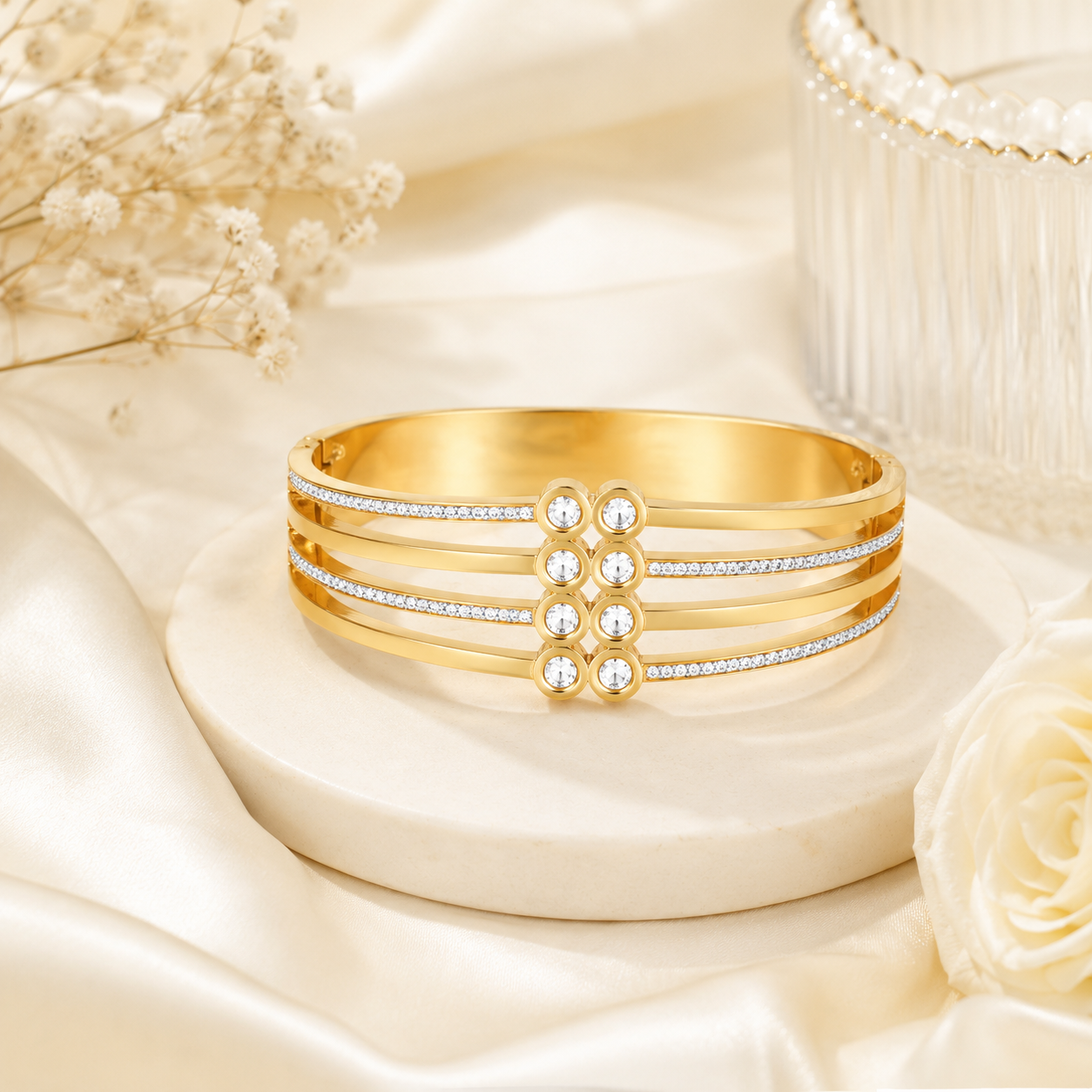Crystal Harmony Gold Bracelet (51889)