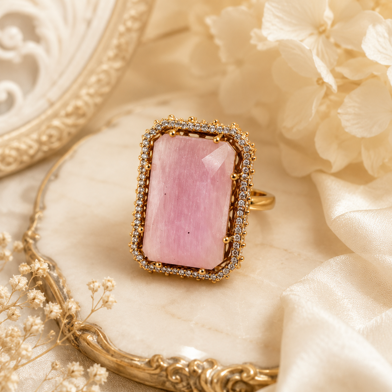 Dynasty Rose Cocktail Ring  (56211)