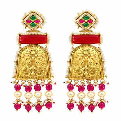 Rajeshwari Ruby Earrings (53615)