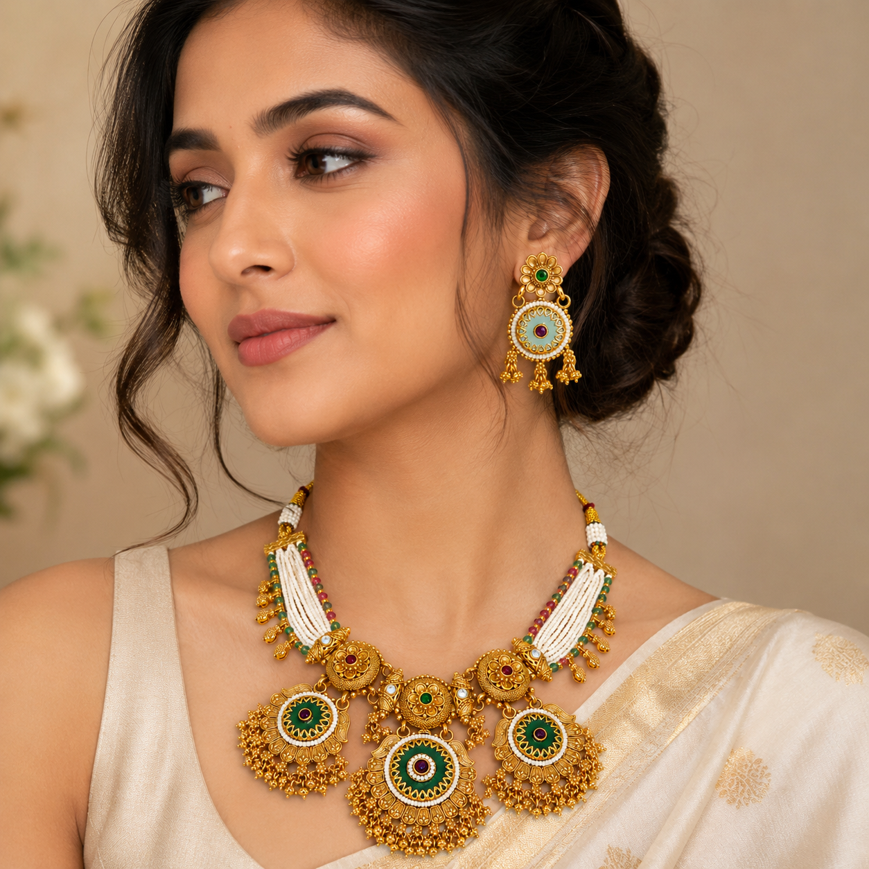 Rajwada Pearl Bloom Set (51588)