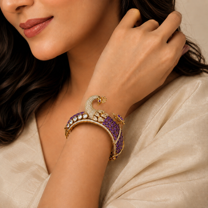 Mayurika Imperial Peacock Kada (56206)