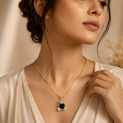 Midnight Teddy Luxe Pendant (52375)