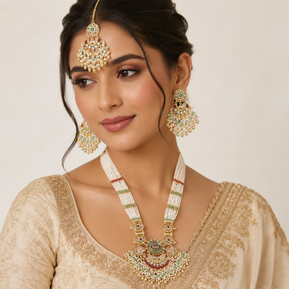 Mint Pearl Maharani Set (51560)