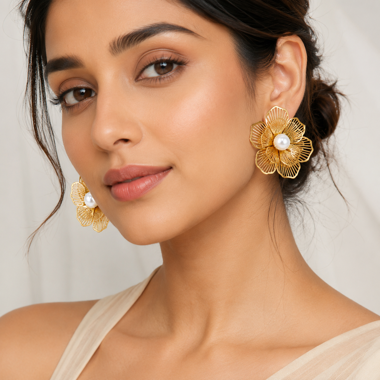 Pearl Bloom Flora Earrings (52400)