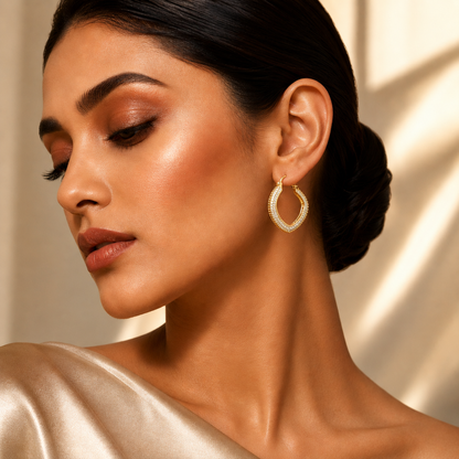 Celeste Twist Hoops