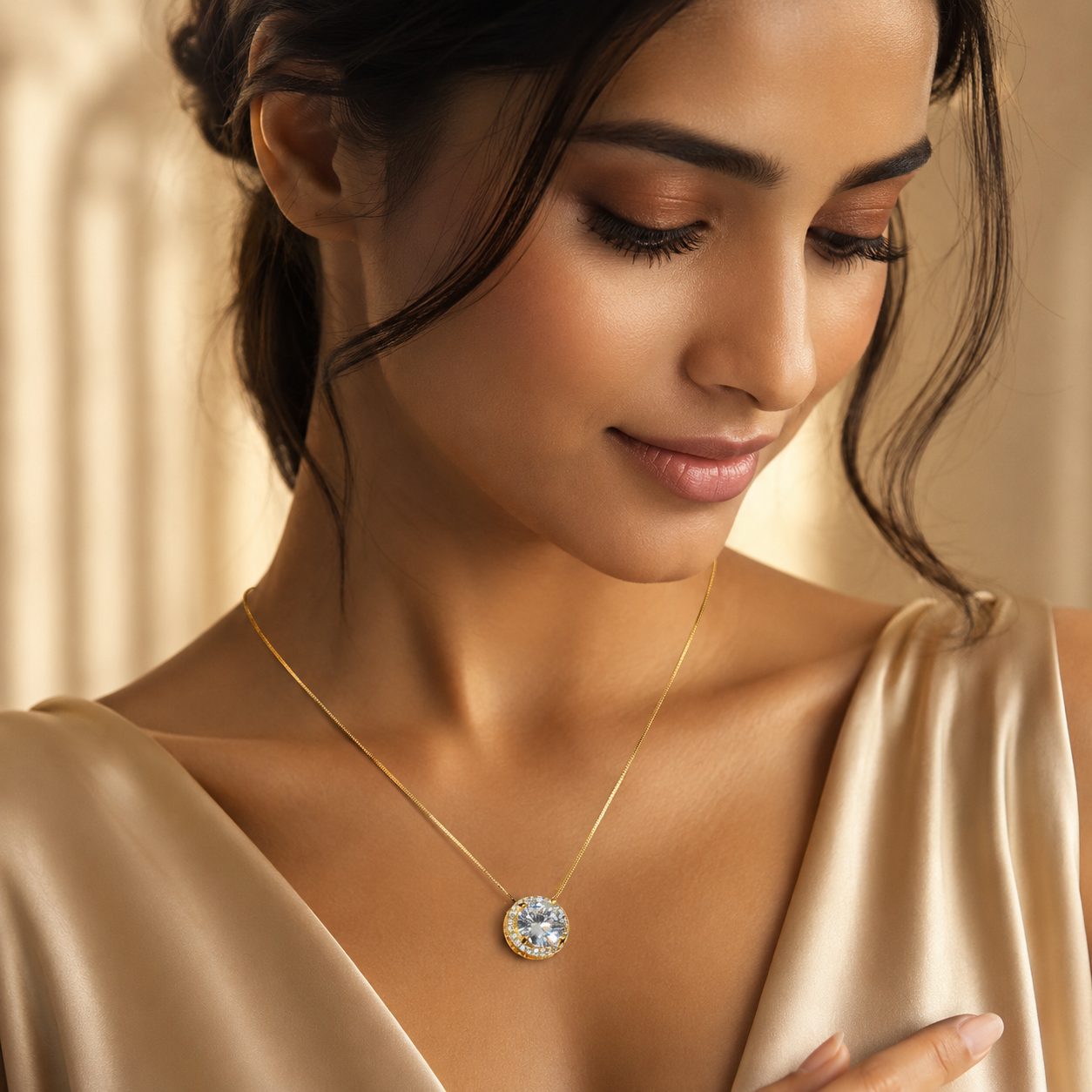 Golden Radiance Pendant (51867)