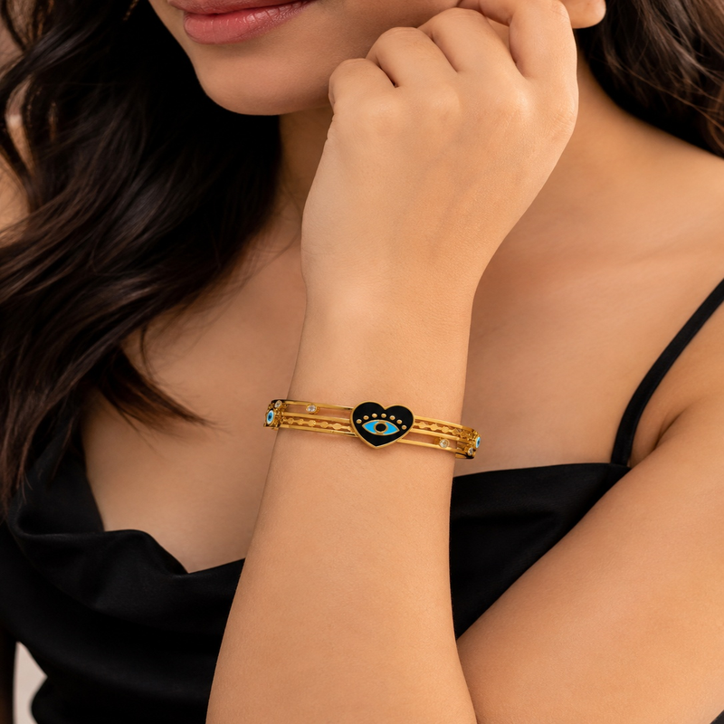 Evil Eye Heart Bracelet (52206)