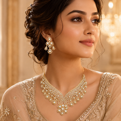 Golden Veil Jewellery Set
