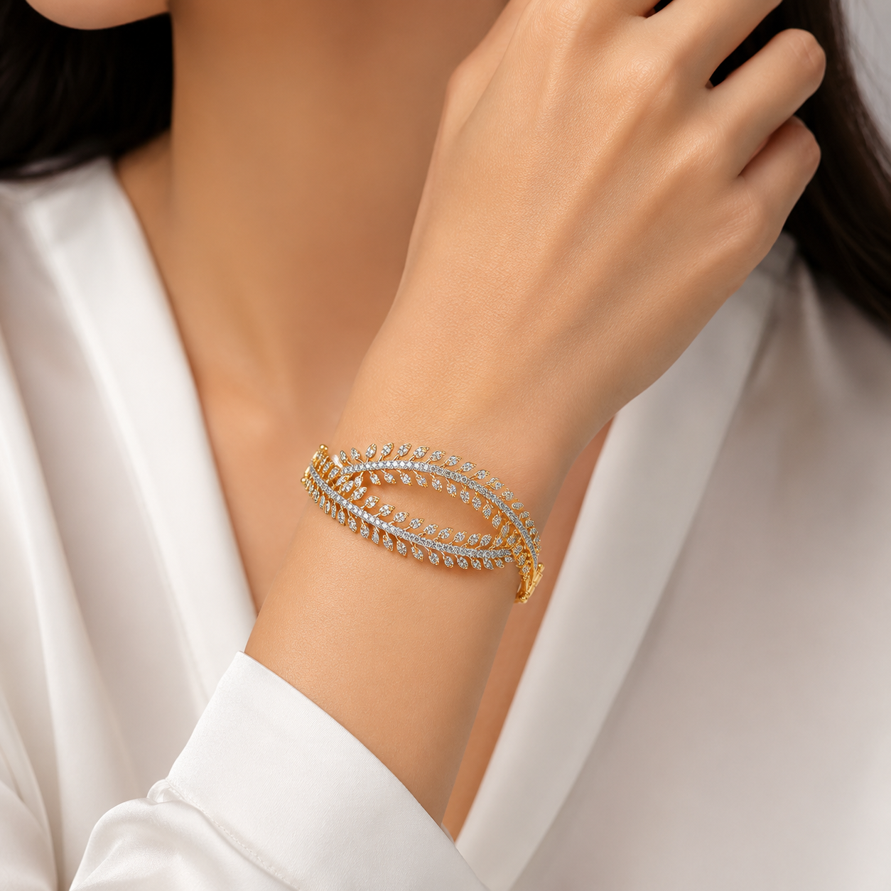 Golden Feather Grace Bracelet (54713)