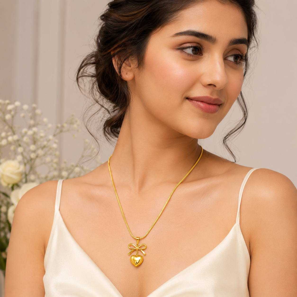 The Sweetheart Bow Pendant (51876)