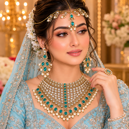 The Peacock Treasure Bridal Set  (44594)
