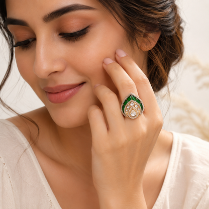 Emerald Royale Cocktail Ring (56118)