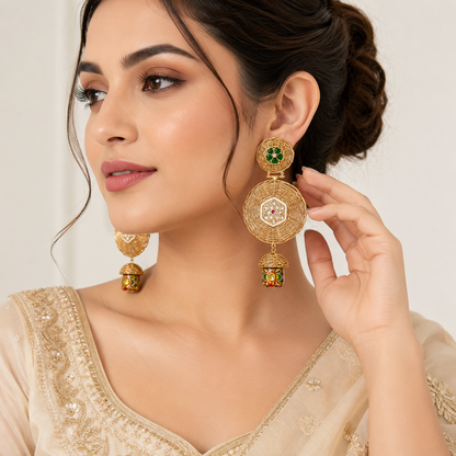 Emerald Nest Heritage Earrings (55667)