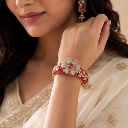 Regal Petals Ruby Bracelet (56198)