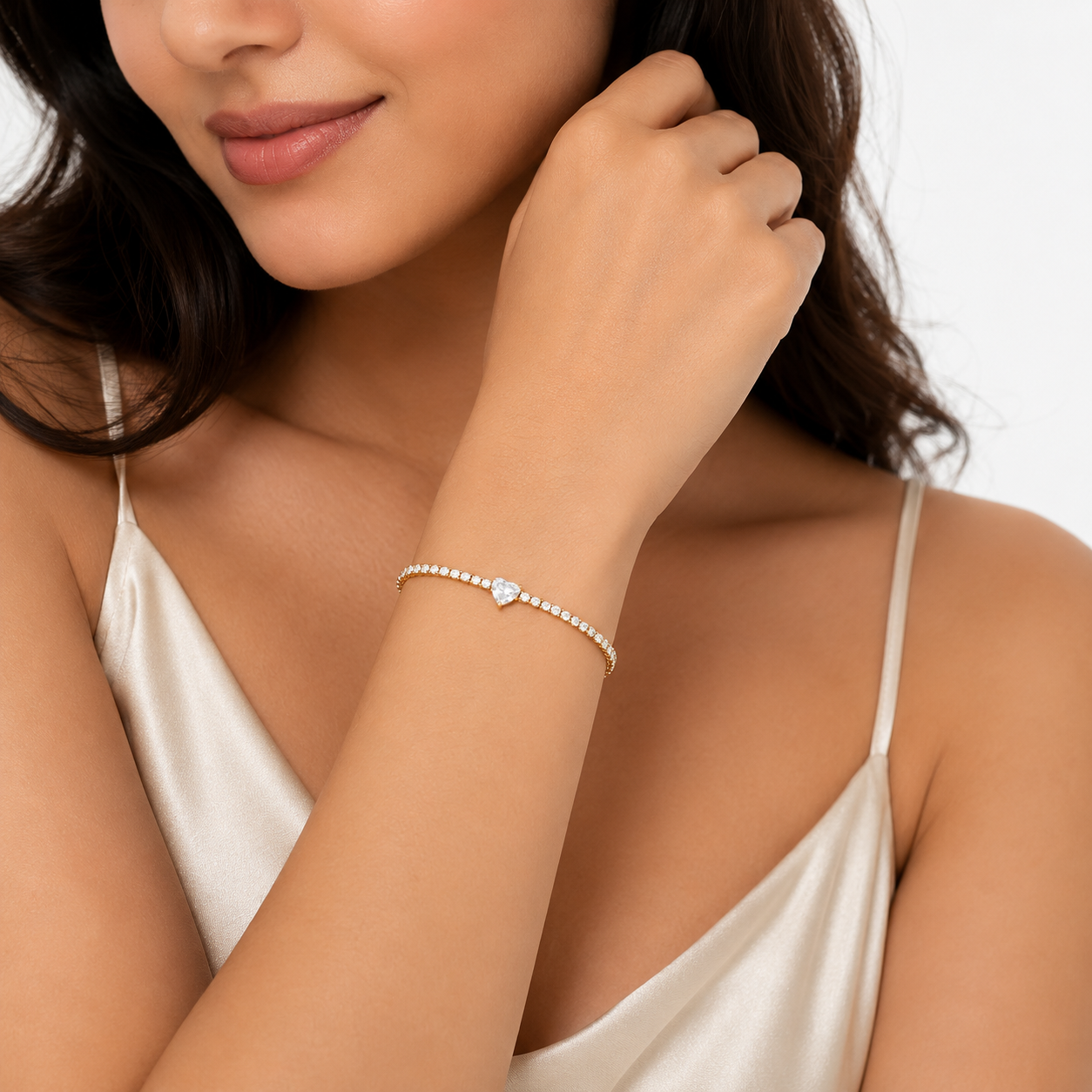 Heartlight Tennis Bracelet (52225)
