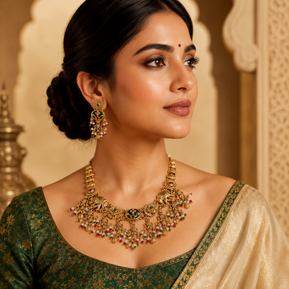 Swarna Gaja Heritage Necklace Set