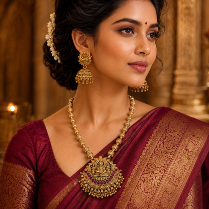Mahalakshmi Vaibhavam Necklace Set