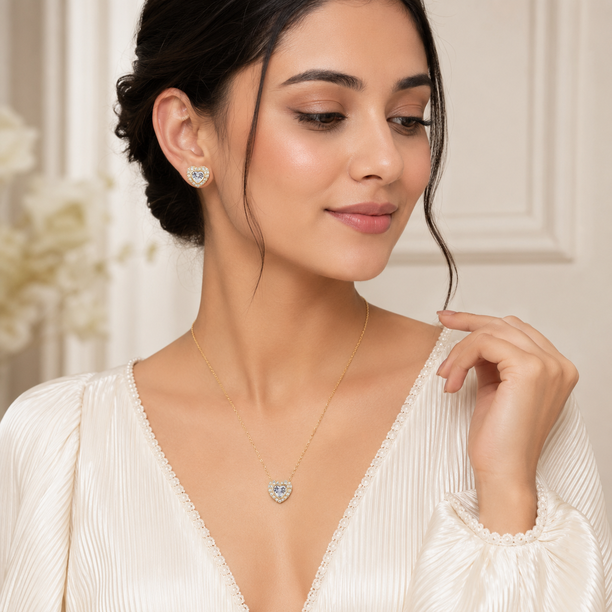 Eternal Heart Pendant Set (56536)