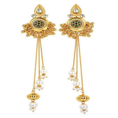 Noor Meenakari Pearl Earrings (53465)