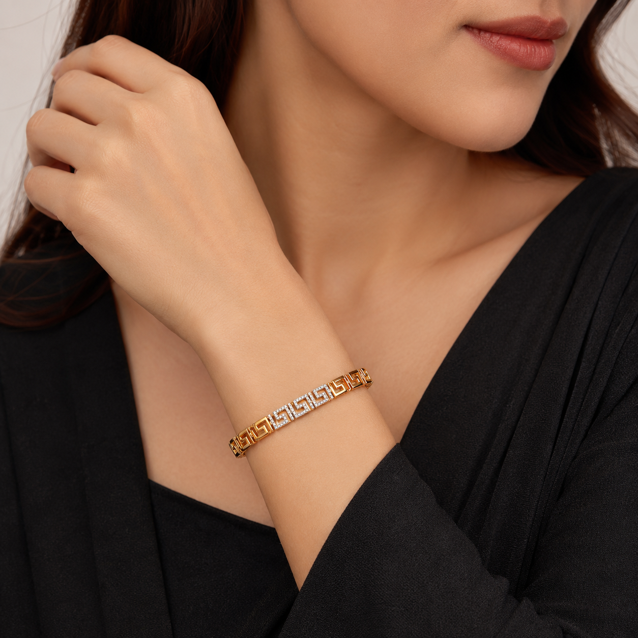 Imperial Meander Crystal Bracelet  (56664)
