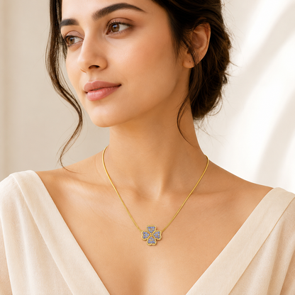Lavender Clover Pendant (51867)