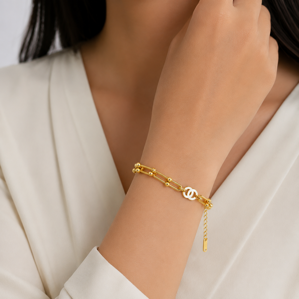 Golden Link Luxe Bracelet (51887)