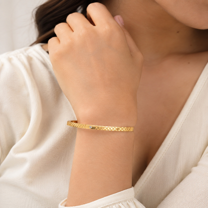 Gold Lattice Bracelet (57444)