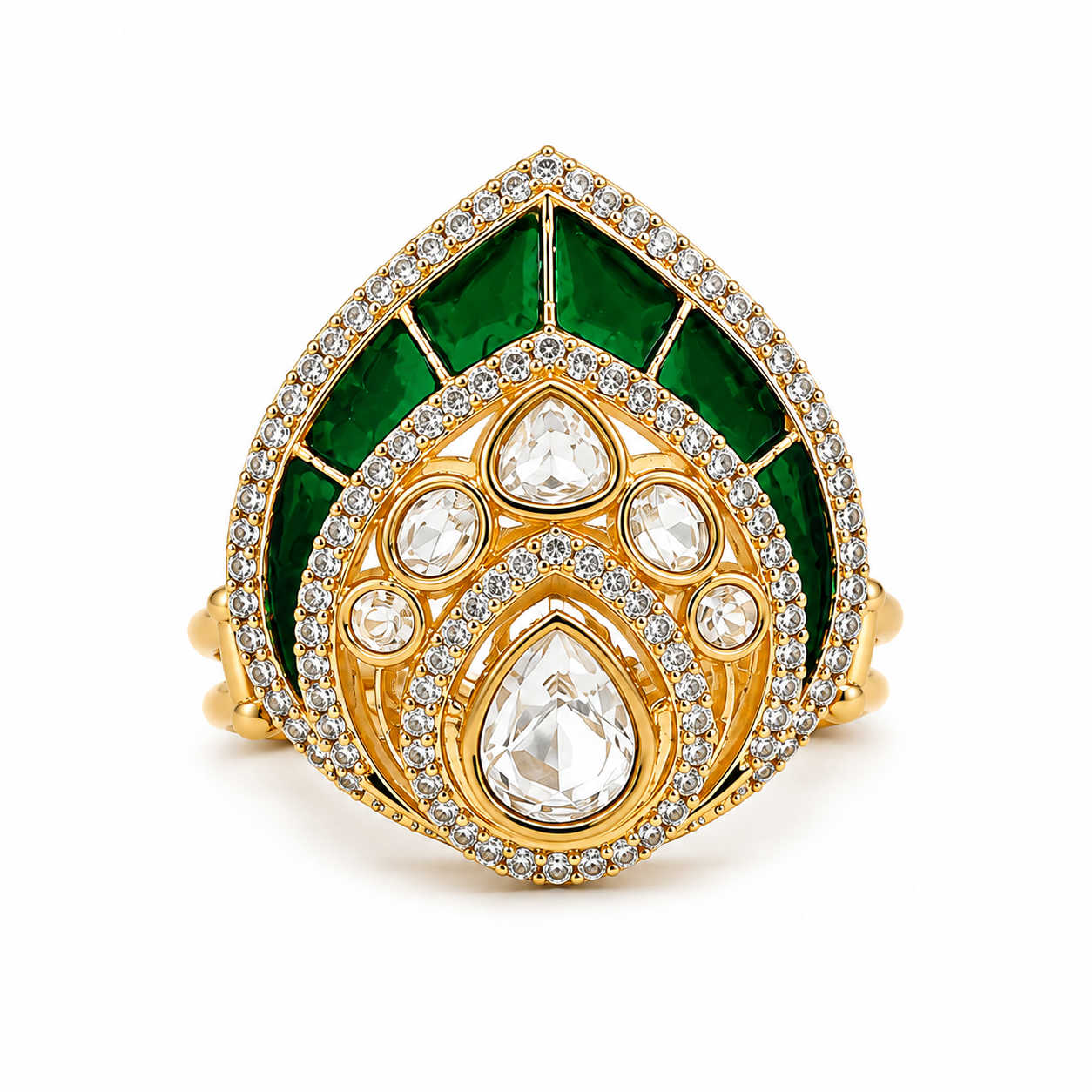 Emerald Royale Cocktail Ring (56118)