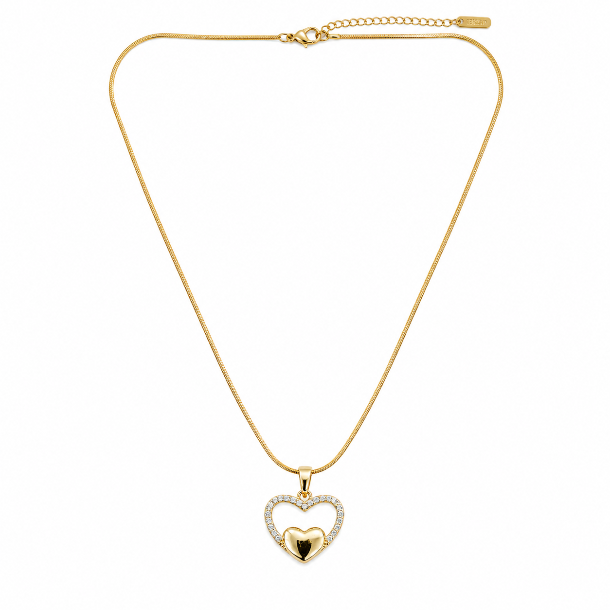 Heart Within Heart Pendant (51858)