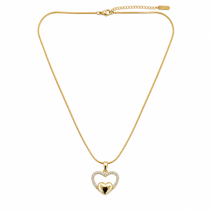 Heart Within Heart Pendant (51858)