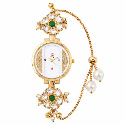 Pearl Petal Elegance Watch (53448)