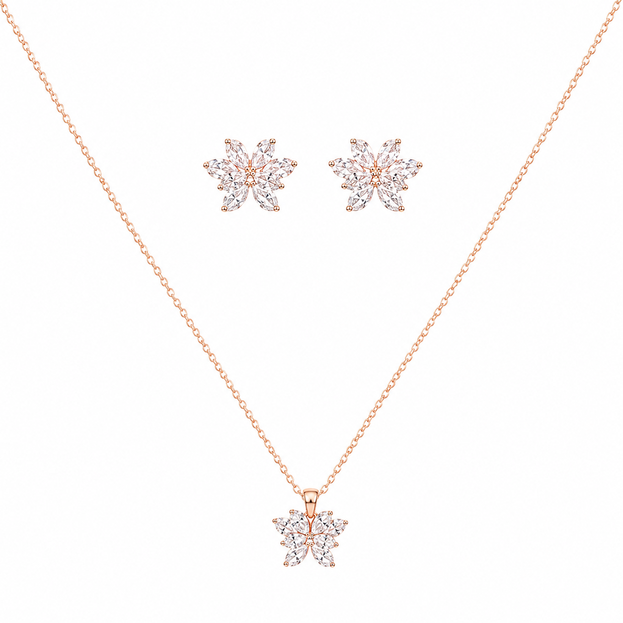Flora Shine Pendant Set (56546)
